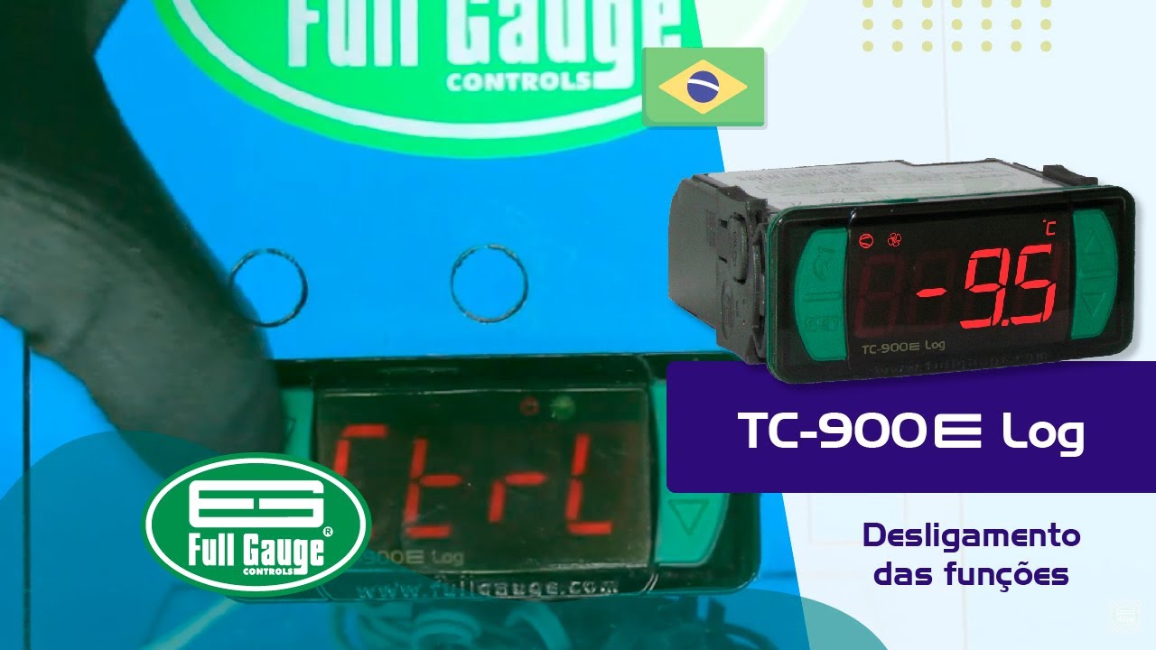 TC-900E Log - o que é desligamento das funções de controle?