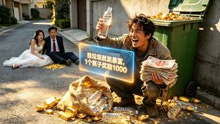 A poor guy gets a garbage system—an empty bottle earns 1,000 yuan, and he becomes rich from trash. screenshot 2