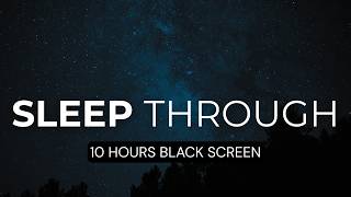Awake at 3AM Again? Stay Asleep | Deep Brown Noise (10 Hours Black Screen)