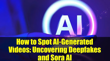 How to Spot AI-Generated Videos: Uncovering Deepfakes and Sora AI