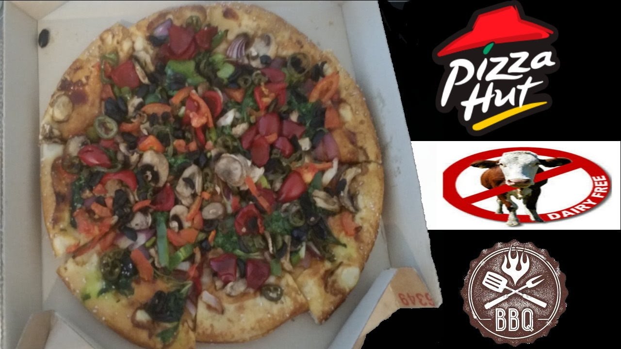 Pizza Hut Dairy Free BBQ Pizza Review YouTube