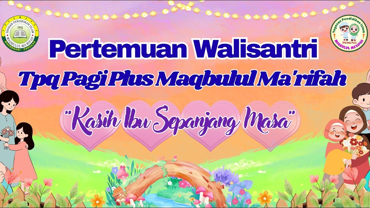 [LIVE] Pengambilan Hasil Best Smstr 1 dan Peringatan Hari Ibu TPQ Maqbulul Ma'rifah