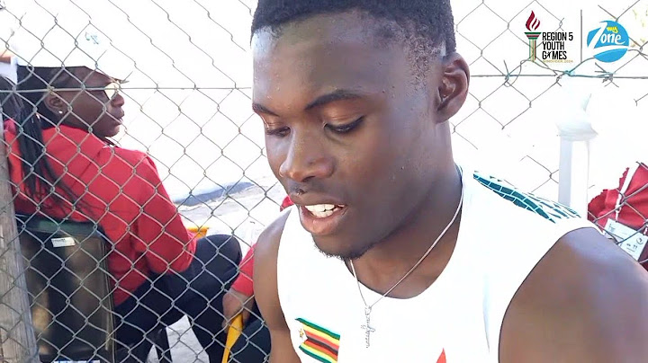 Zimbabwe’s Trey Chimunya claimed victory in the men’s 100m final with a time of 10.59 seconds