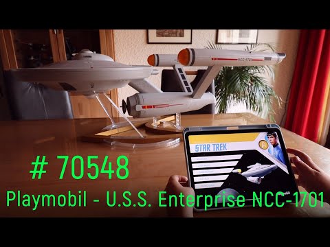 Playmobil Enterprise NCC-1701 - 70548 - Unboxing - Aufbau - ausführliche Beschreibung - die AR - App