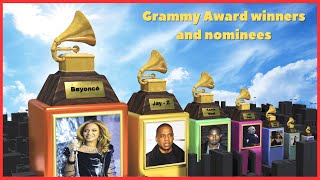TOP 50 Grammy Award Winners and Nominees of All Time