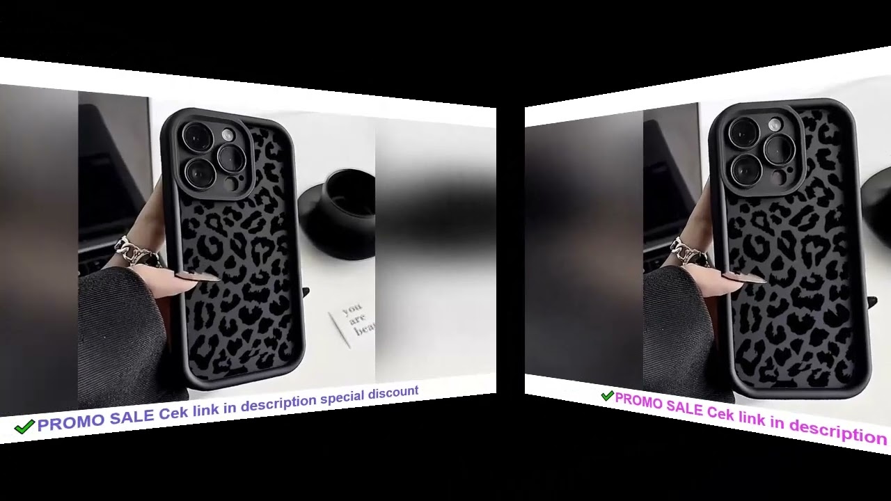 Black Leopard Print Pattern Silicone Phone Case For iPhone 11 12 13 14 15 16 Pro Max X XS XR 7 8 Plu
