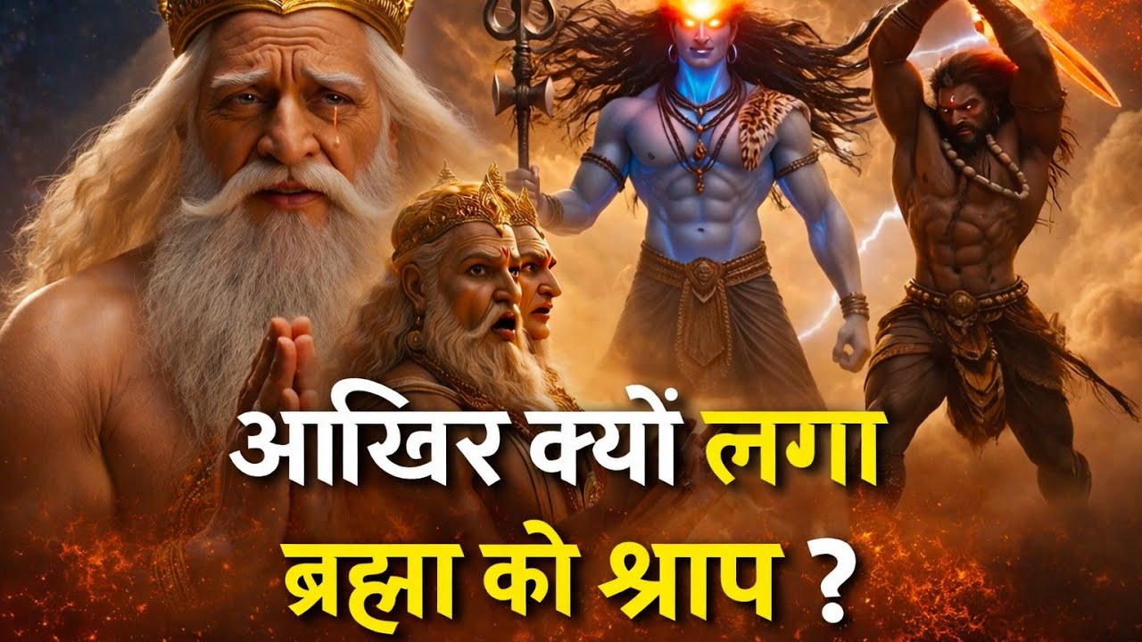 आख़िर क्यों लगा ब्रह्मा जी को श्राप? क्यों काटा गया उनका पाँचवाँ सिर! 