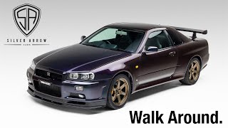 Walk Around R34 1999 Nissan Skyline GT-R V-Spec Midnight Purple ll ~ Silver Arrow Cars Ltd