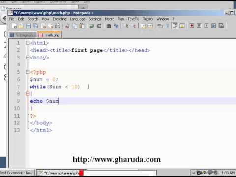 php tutorial in Tamil part - 12 while loop