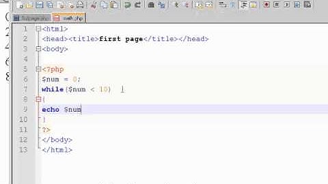 php tutorial in Tamil part - 12 while loop