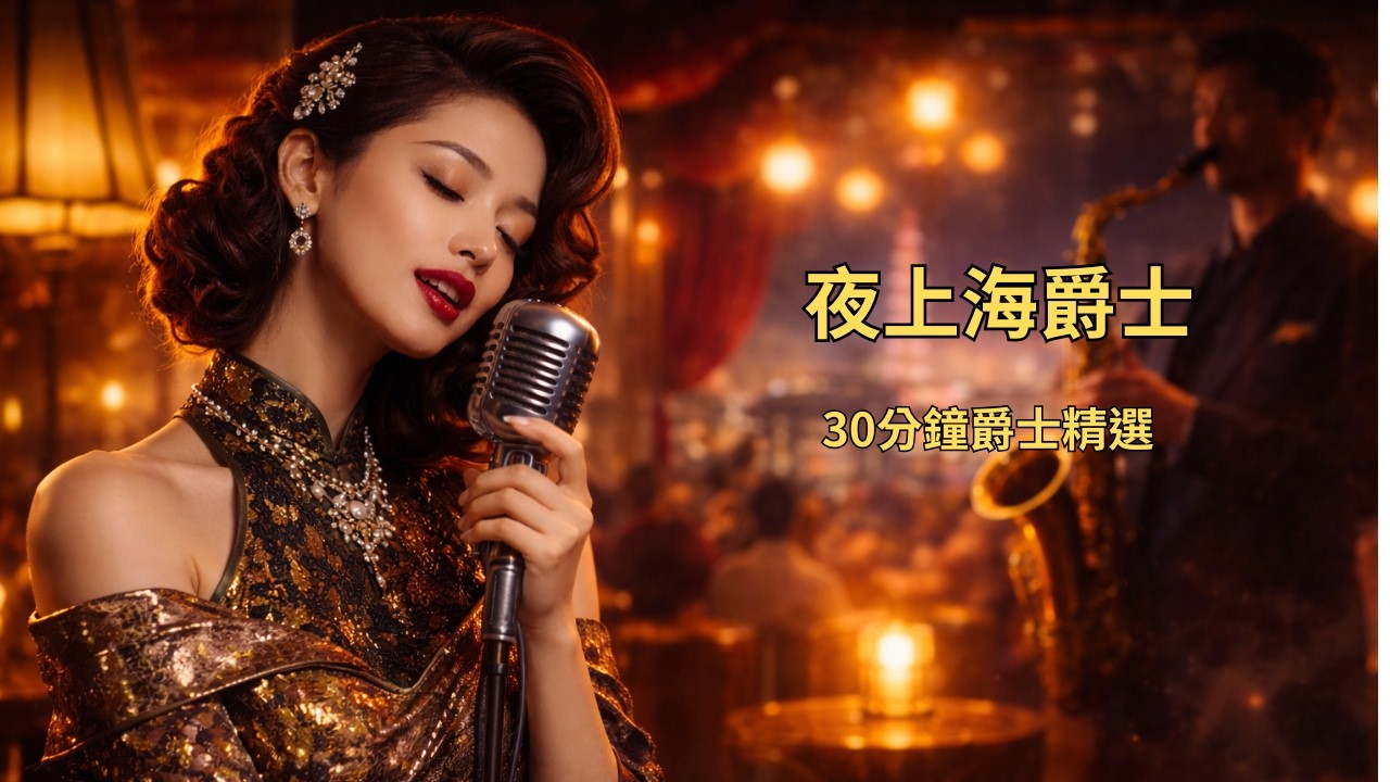 夜上海爵士 | Shanghai Night Jazz | 30-Minute Vintage Chinese Jazz & Relaxing Cafe Music