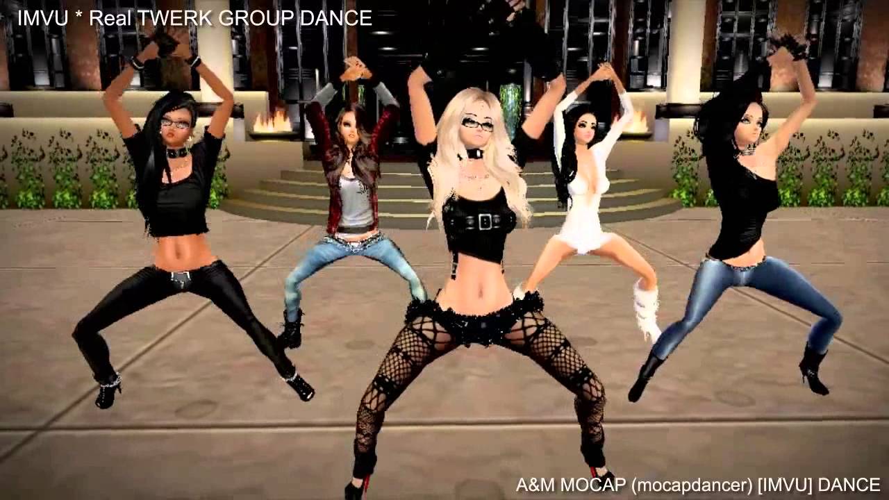 Imvu Real Twerk Group Dance Youtube