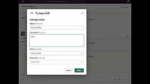 Log Calls in Salesforce without leaving Slack