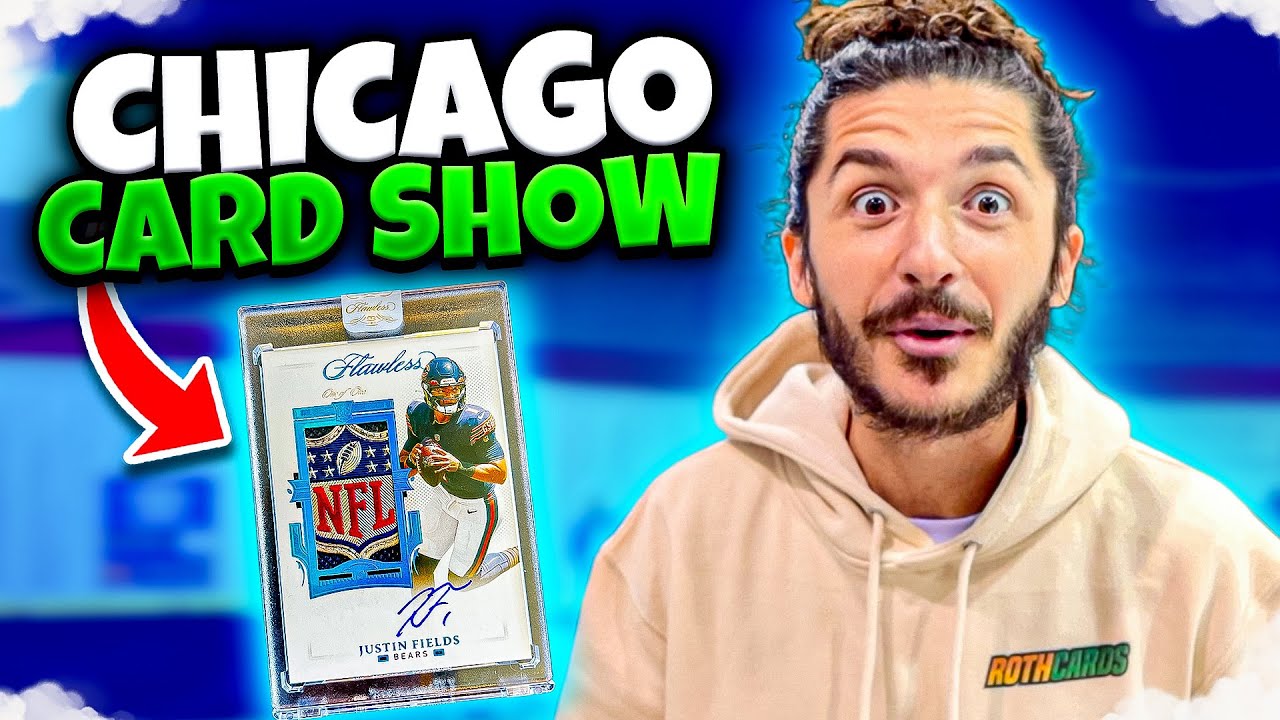 Rothcards BUYS one of Justin Fields BEST CARDS at the Chicago Card Show