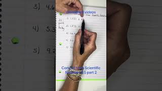 2.5 Pre-Algebra Scientific Notation #scientificnotation