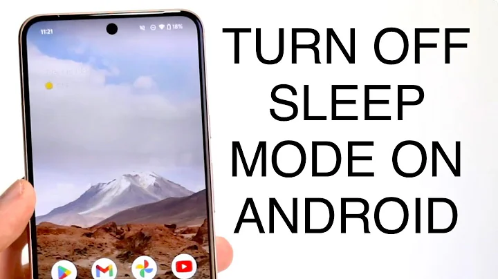 How To Turn Off Sleep Mode On Android! (2023)