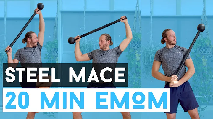 HARD 20 Minute Steel Mace EMOM Workout