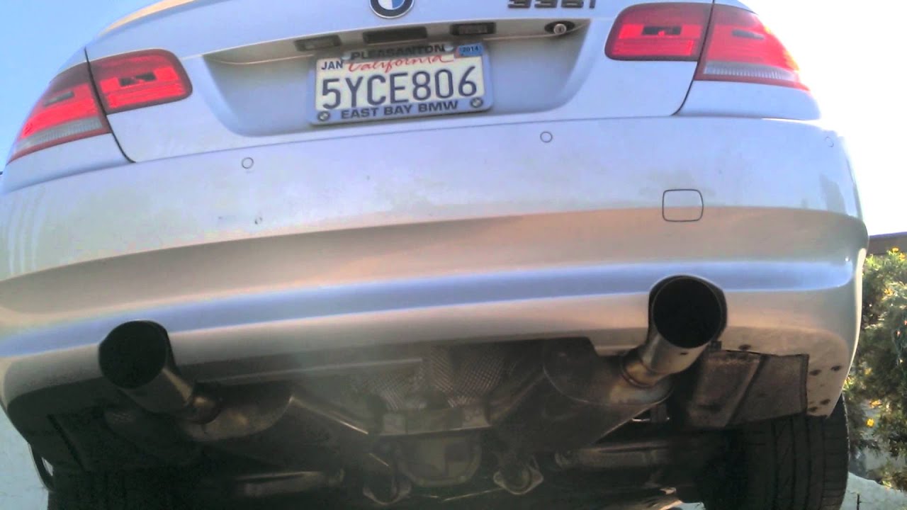E92 335i with M2 catback exhaust YouTube