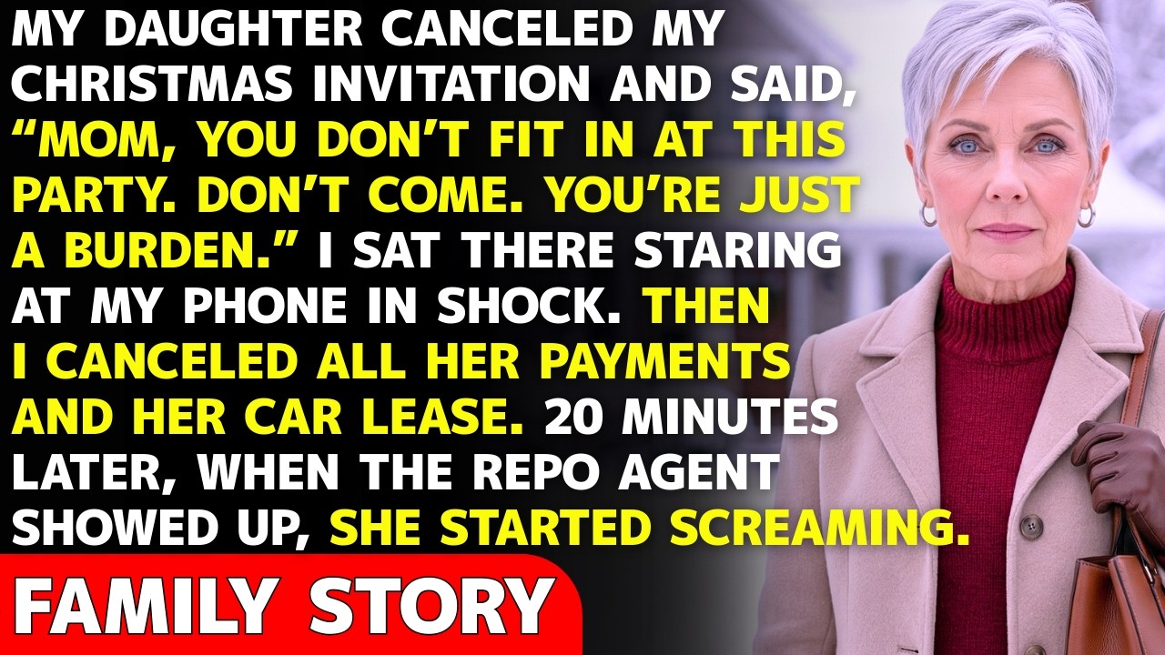 My Daughter Uninvited Me From Christmas — “You’re A Burden” — So I Canceled All Her Payments