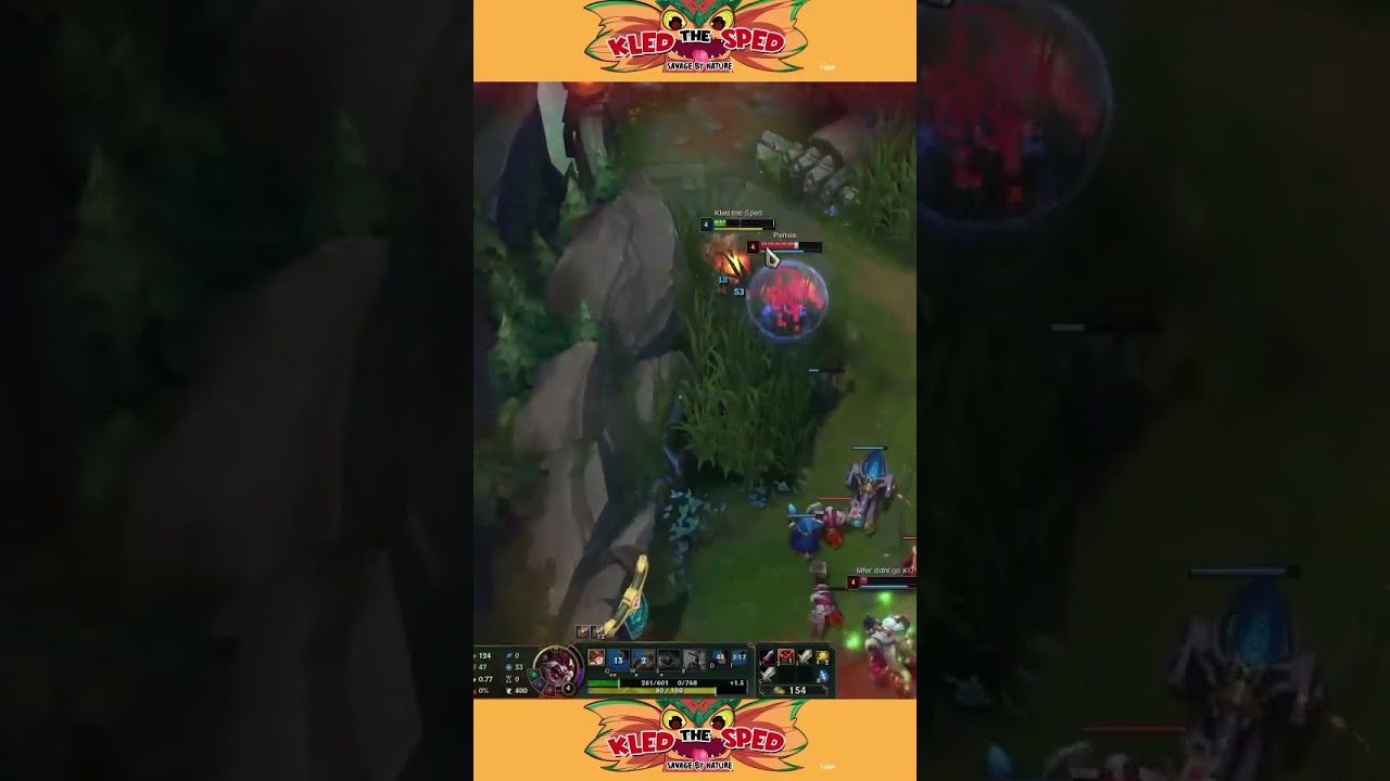 Kled the Sped 2v1 gank outplay Diamond-Masters MMR 
