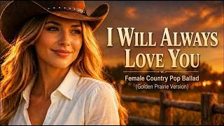 I Will Always Love You | Female Country Pop Ballad (Golden Prairie Version)