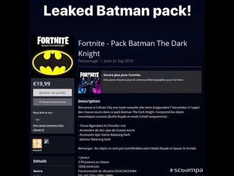 Fortnite Batman Pack Leak Youtube