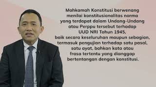 Sub Materi 1 - Ruang lingkup pengertian undang-undang yang di uji