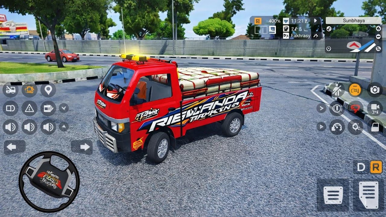 Melanjutkan Perjalanan Truck Pickup full muatan Beras Dari Kota Surabaya | Truck Simulator Indonesia