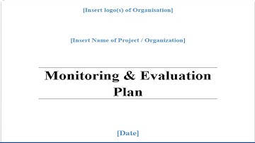 DOWNLOAD the Monitoring and Evaluation Plan Template | Free M&E PLan Template Watch Video