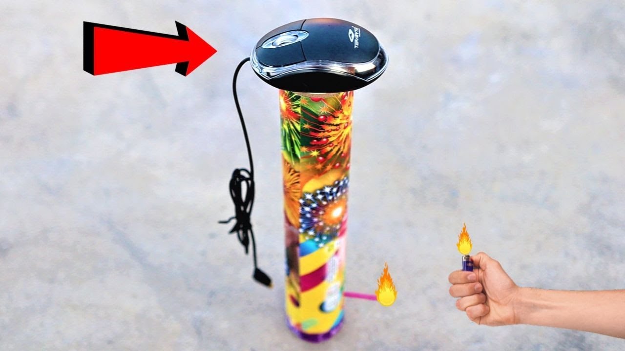 Mouse VS Large Diwali Skyshot | Will It Survive?