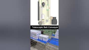 Telescopic Belt Conveyor  #mechanism #machine #mechanic #engineering #automobile #mechanical #3dcad