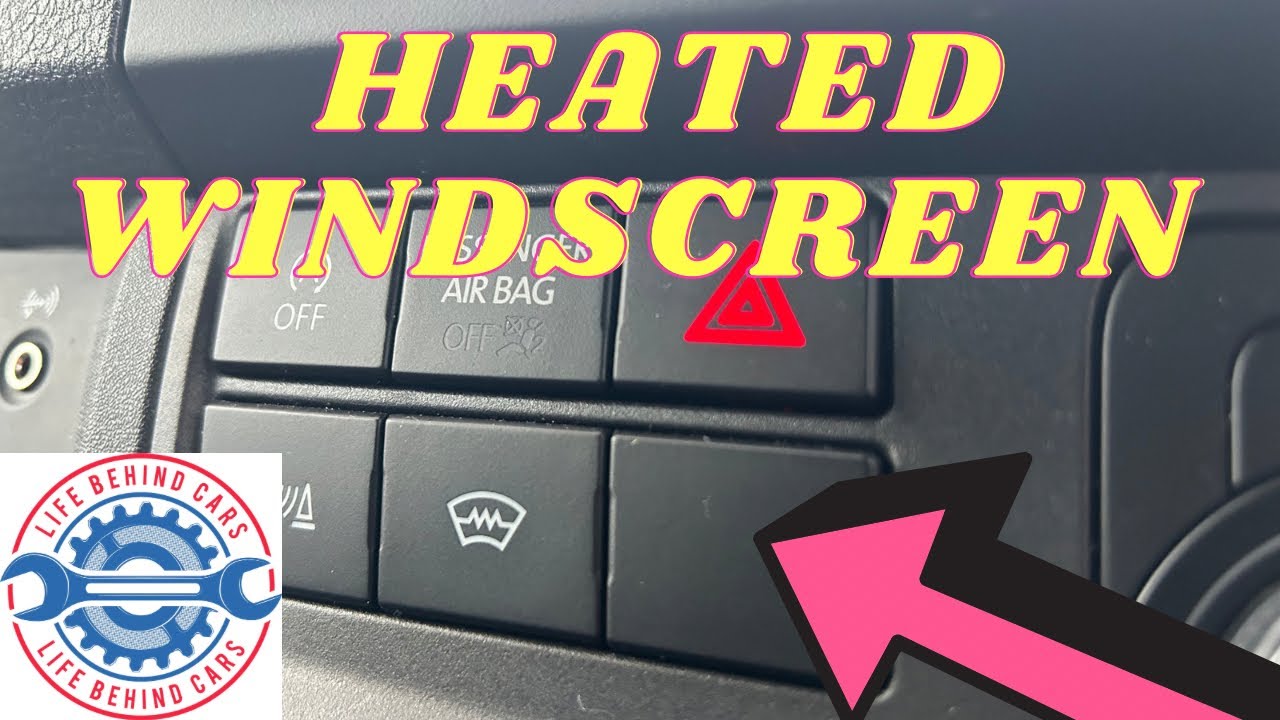 VW Transporter T6 Diesel 2016 Heated Front Windscreen Button Location