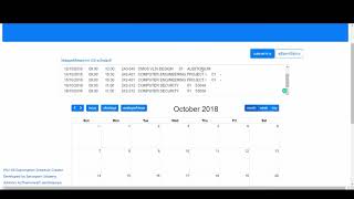 PSU SIS Examination Schedule Creator