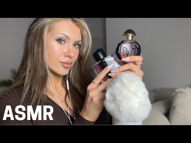 ASMR - Fragrance unboxing *box, glass tapping & bubble wrap*