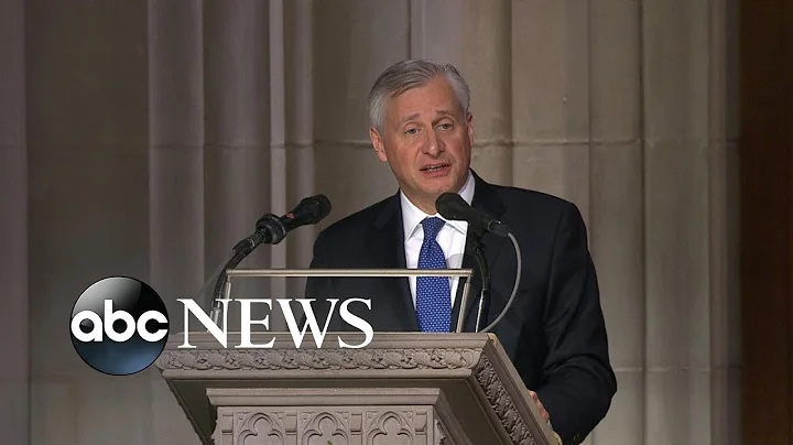 Presidential historian offers touching eulogy at B...