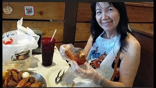 LUNCH AT FIERY CRAB SEAFOOD RESTAURANT AND BAR