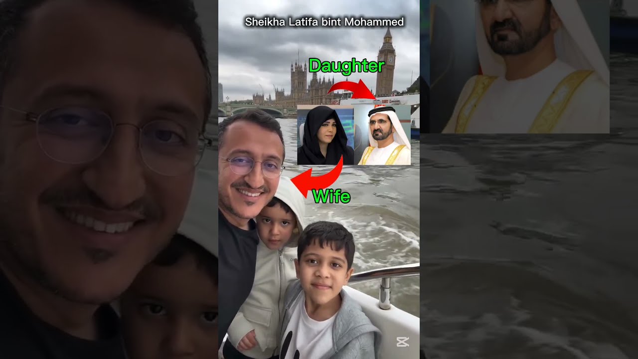 Dubai Princess Sheikha Latifa Bint Mohammed Husband Kids Making Fun In London
