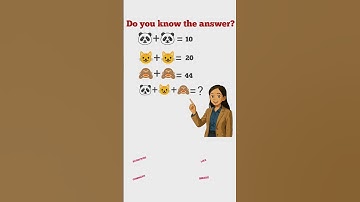 Do you know the answer #MathPuzzle #EmojiRiddle #BrainTeaser #SimpleMath #KidsMath #MathChallenge