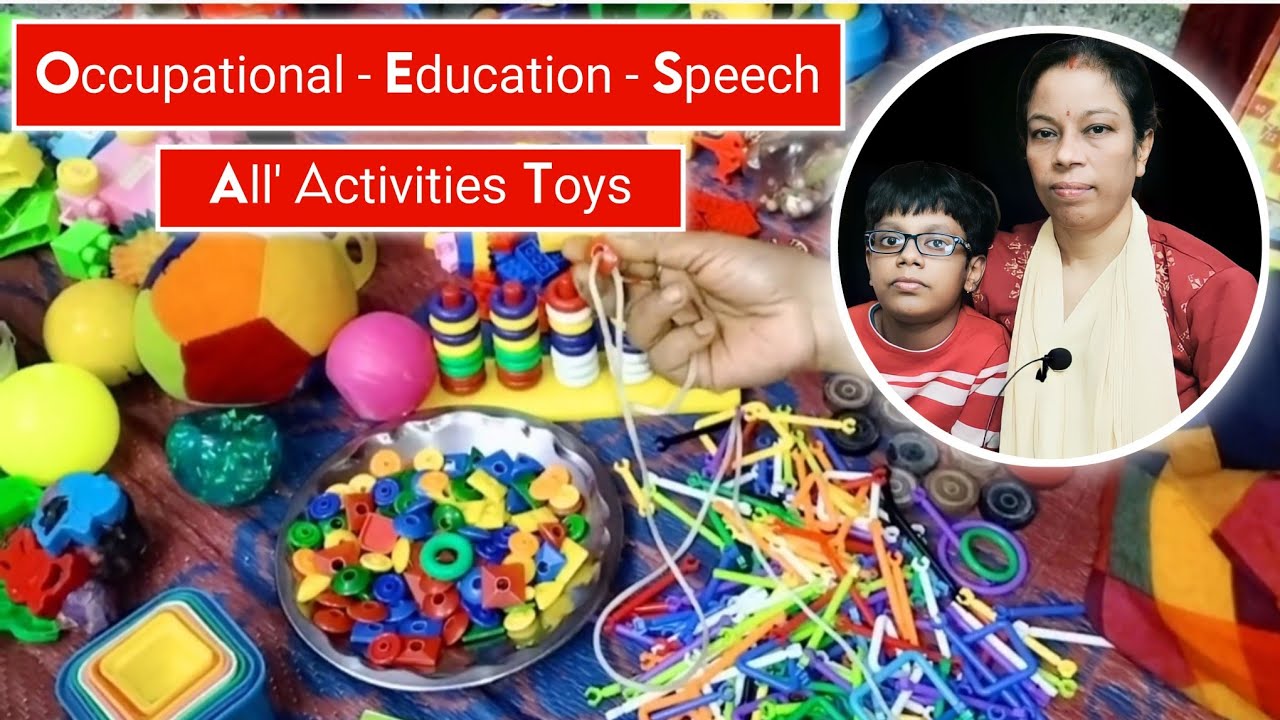 AUTISM Bachhe ke Best Activities Toys - Occupational Education and Speech Therapy | Rina Atharba