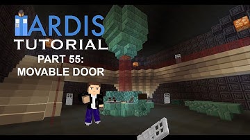 Minecraft 1.19 TARDIS Tutorial Part 55: Movable Door
