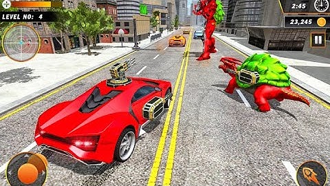 Turtle Robot Car Transform Shooting Game BloomBig Games Gameplay New Robot Game 2021