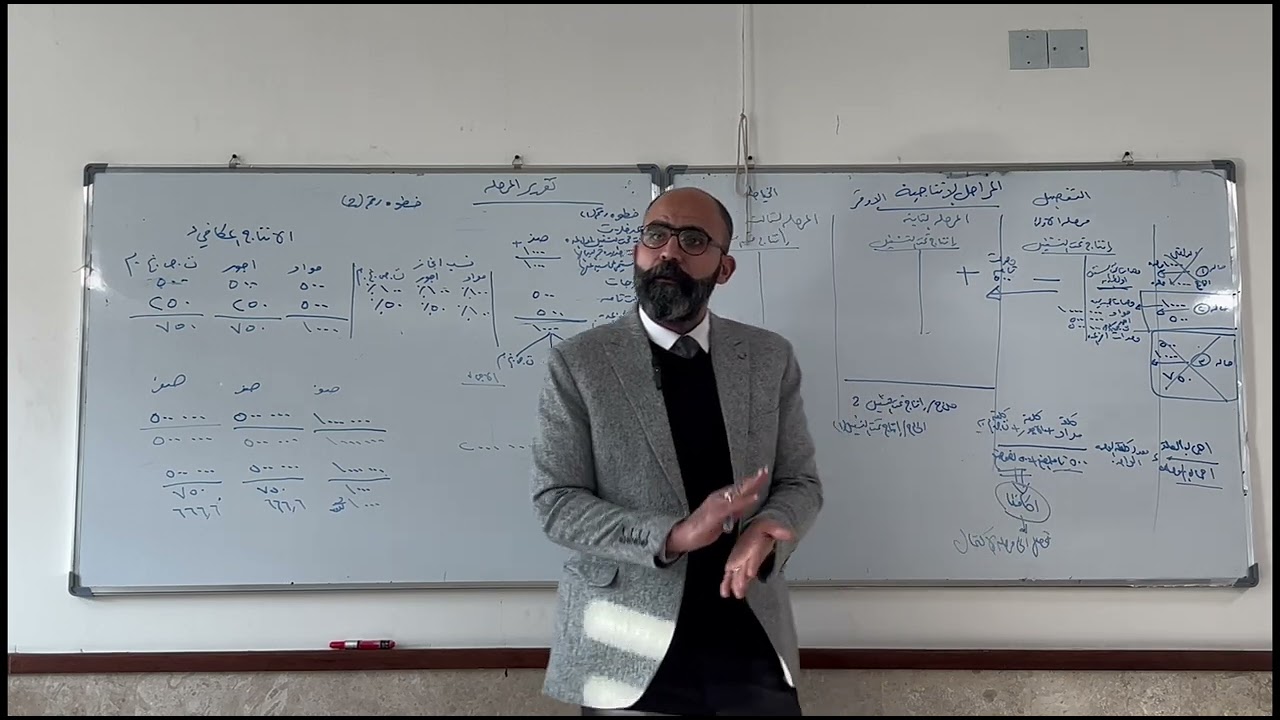 فصل المراحل الانتاجية المحاظرة الثانية الجزء الثاني