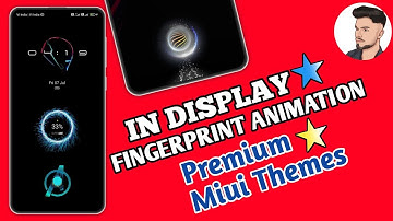 Miui In Display Fingerprint Animation Themes | Miui Charging Animation Themes | #asyaduvansh #miui