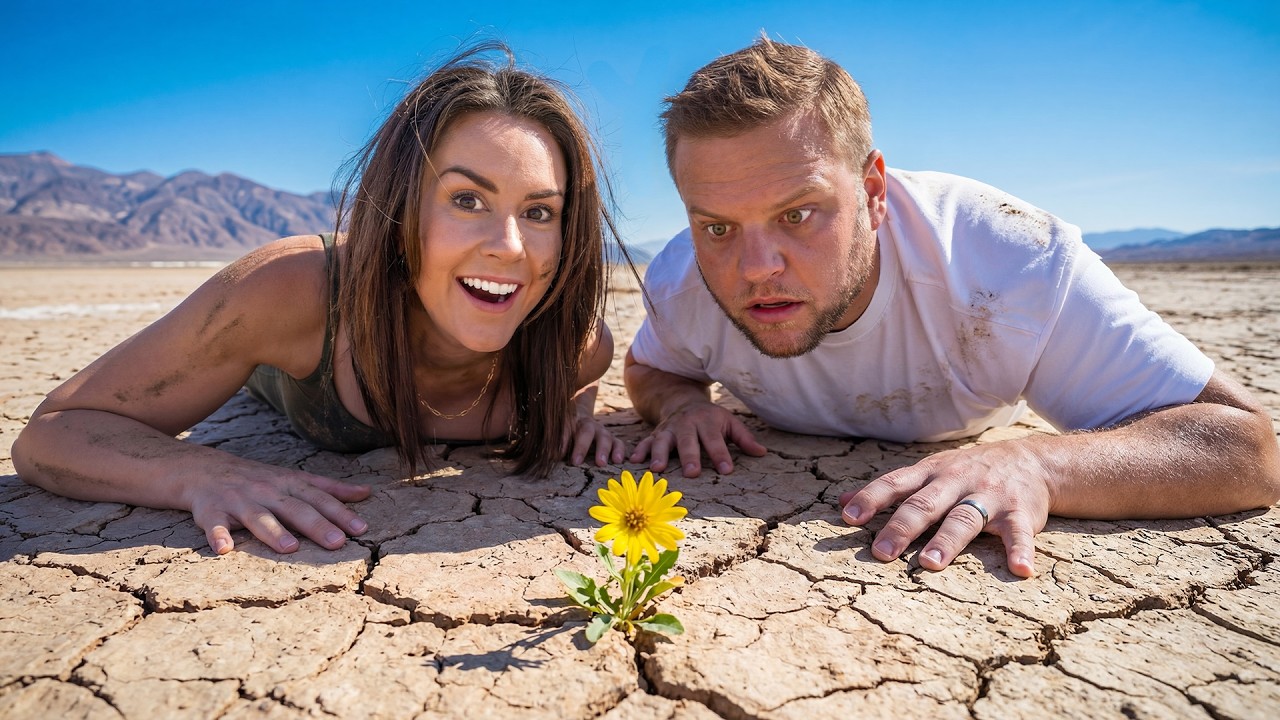 ⁣We Found Flowers In The HOTTEST Place On EARTH