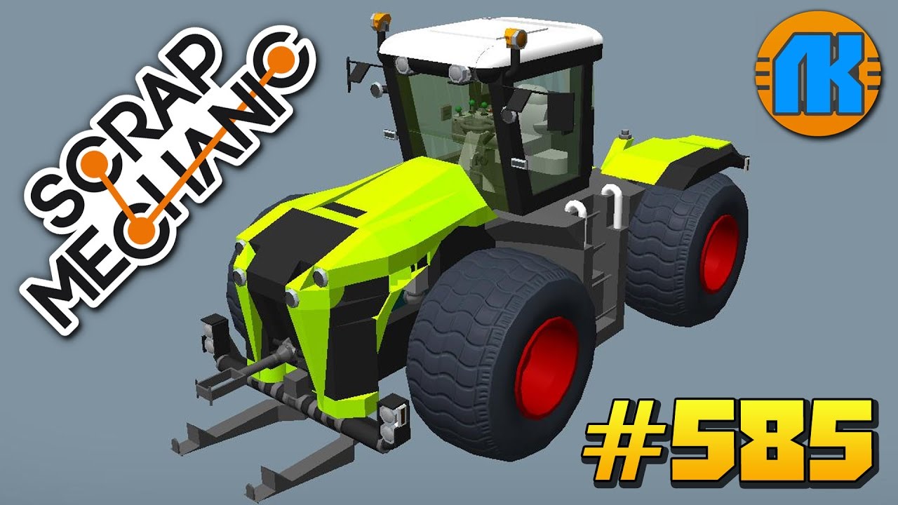 КРУТОЙ ТРАКТОР ОТ GREGO С ЭЛЕКТРОННОЙ НАЧИНКОЙ в Scrap Mechanic !!!