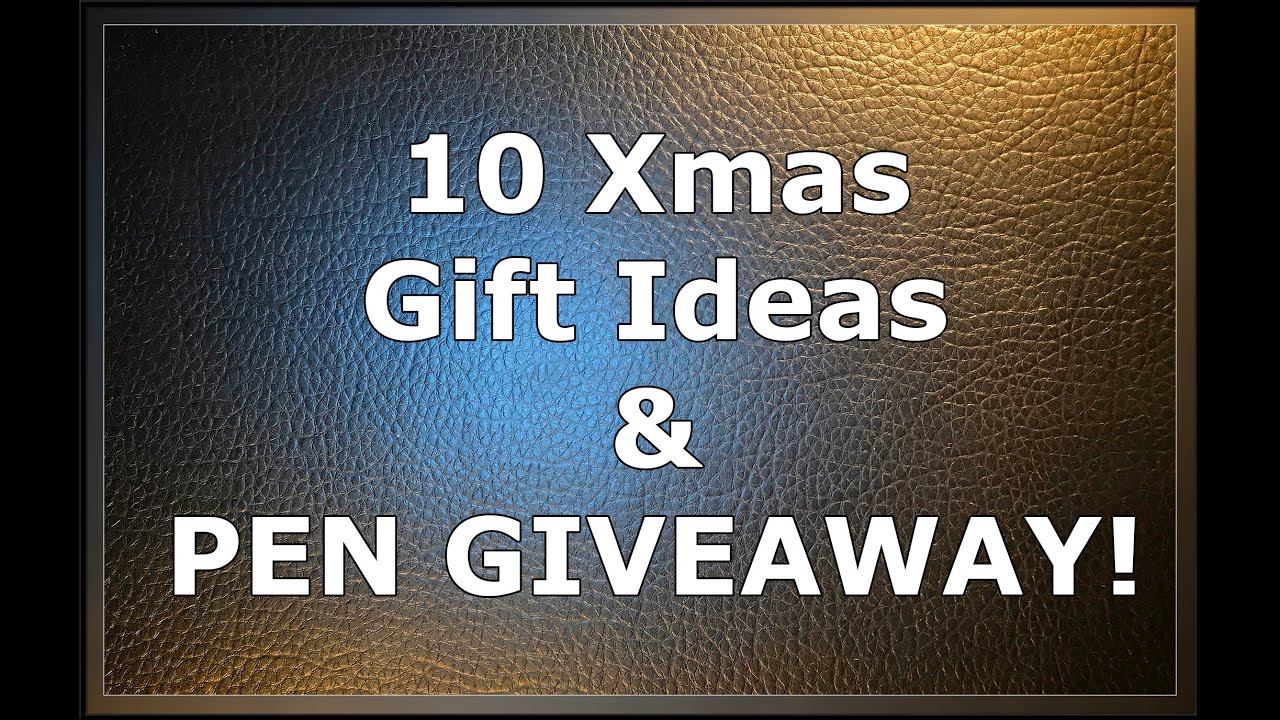 10 Holiday Gift Ideas For Fountain Pen Lovers YouTube