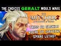 Witcher 2 - Every Choice GERALT Would Make [All Quests]