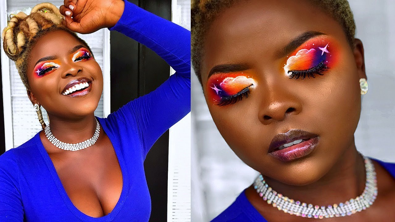 THE CLOUD EYE MAKEUP TREND 2018 | FULLFACE MAKEUP