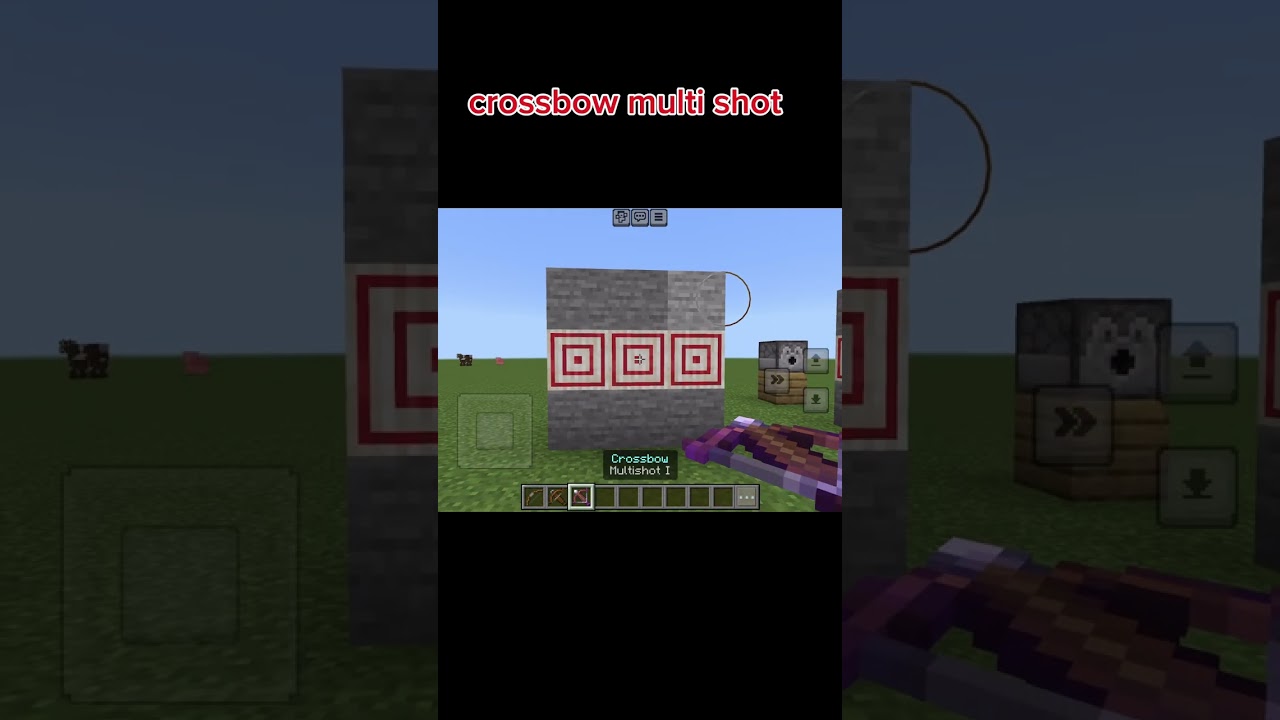 shooting target blocks withe different weapons 