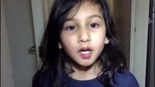 Layal blowing raspberries in slow motion (slo mo)